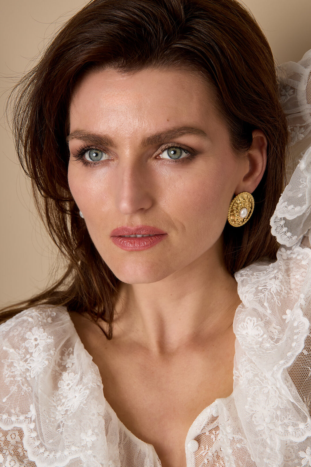 Boucles d'oreilles à clous en acier inoxydable, motif marteau, collection décontractée et simple pour femmes