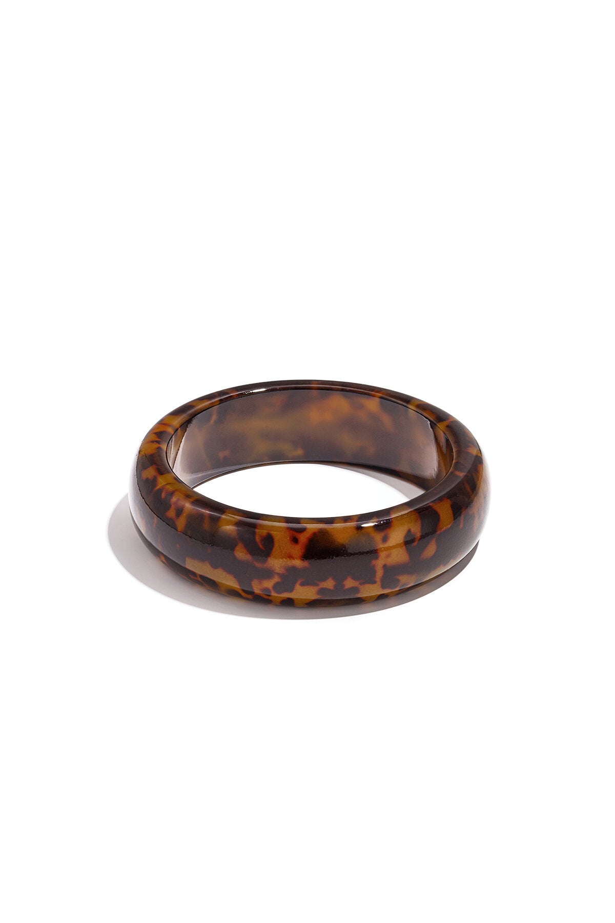 Bracelet en résine léopard