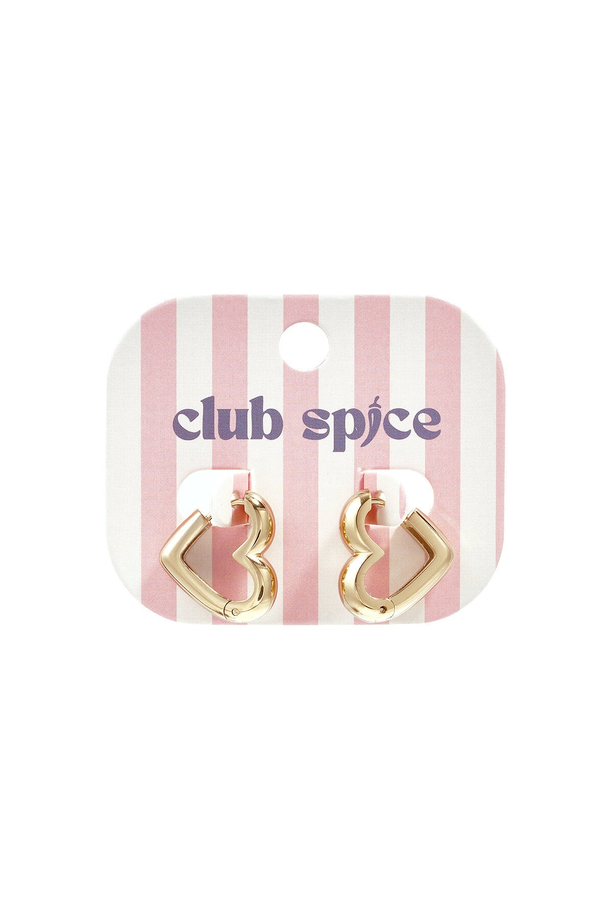 Boucles d'oreilles créoles en forme de cœur disponibles en trois tailles