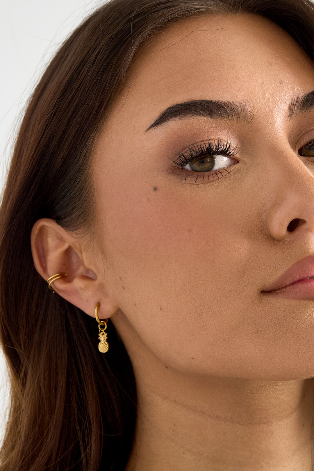 boucles d'oreilles ananas aura