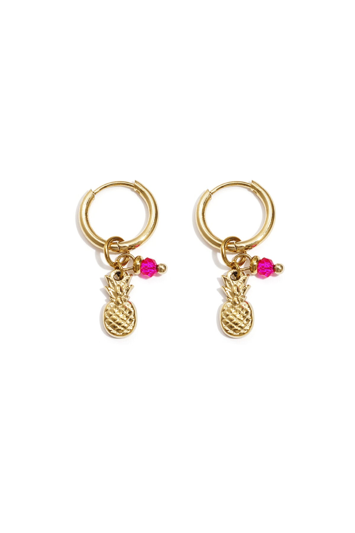 boucles d'oreilles ananas aura