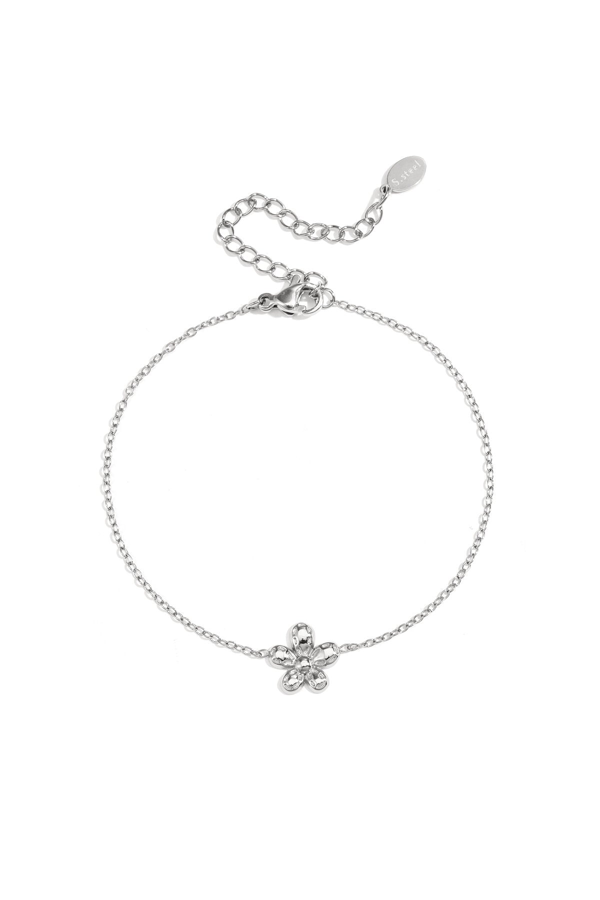 Bracelet à fleurs minimalistes