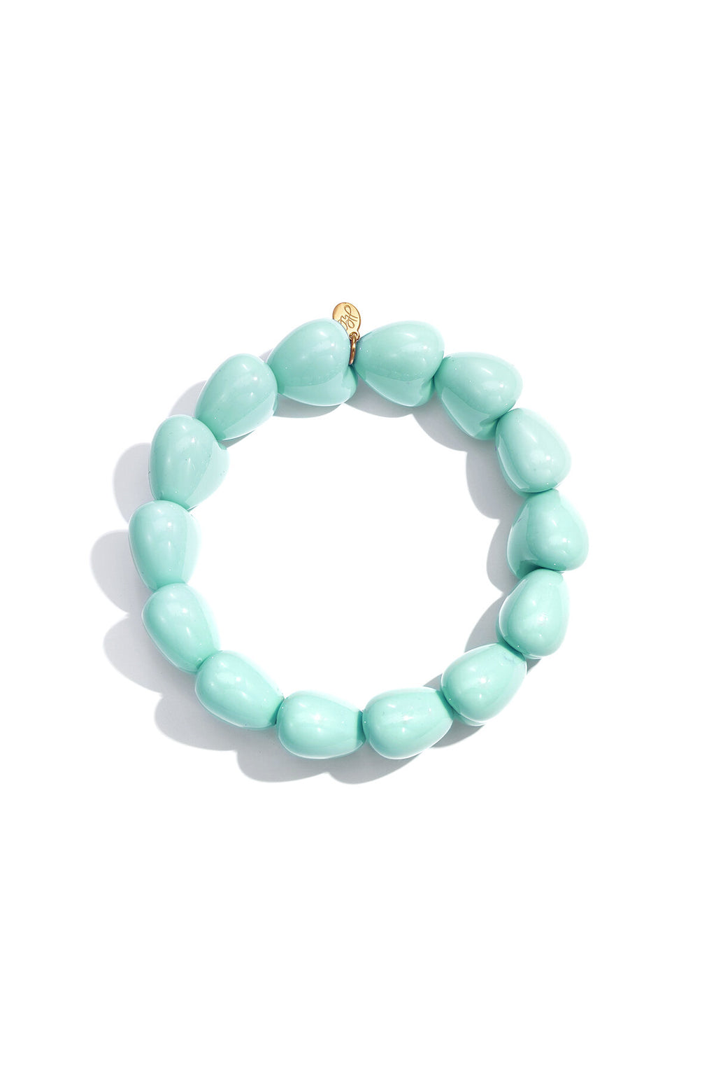 Bracelet en forme de petit cœur à 14 perles
