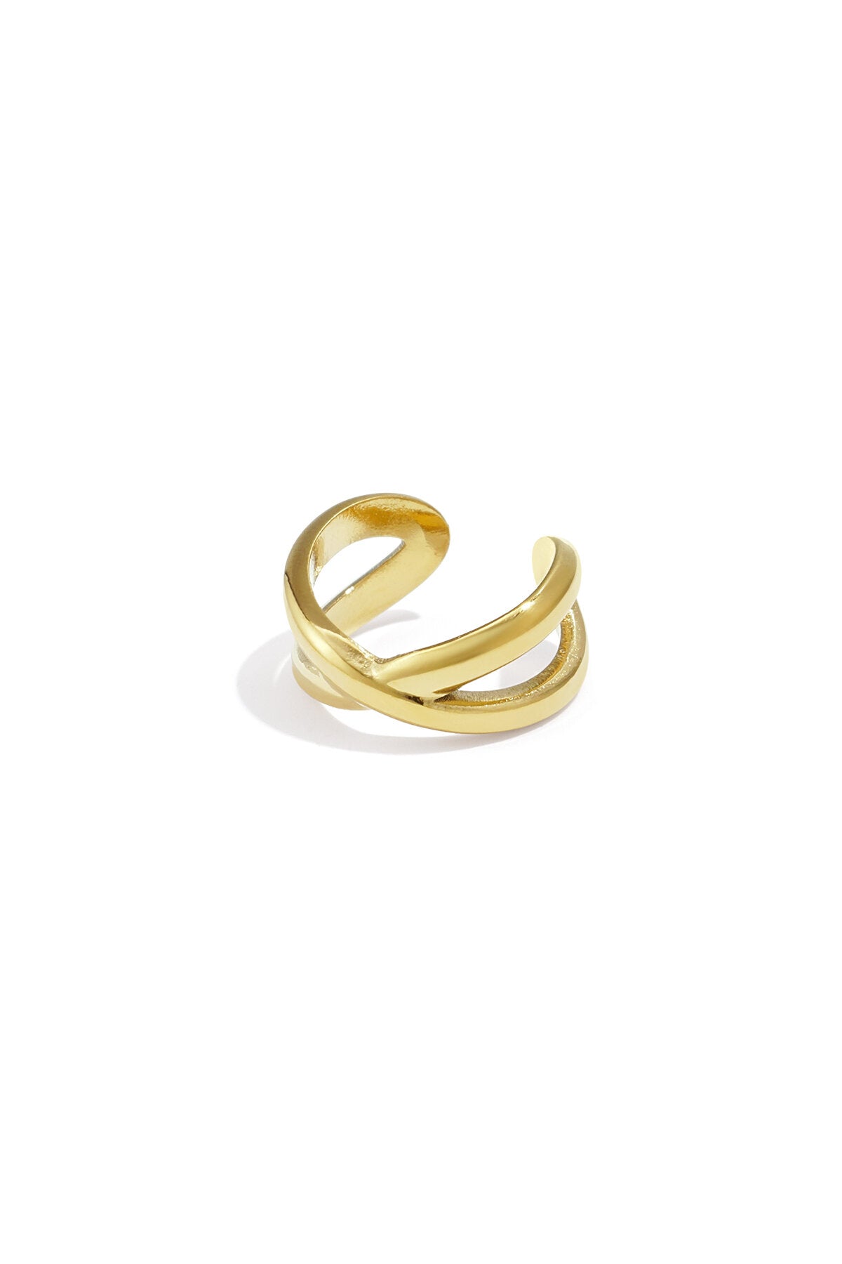 Boucles d'oreilles en acier inoxydable, lignes Simple Daily Simple Series, bijoux pour femmes