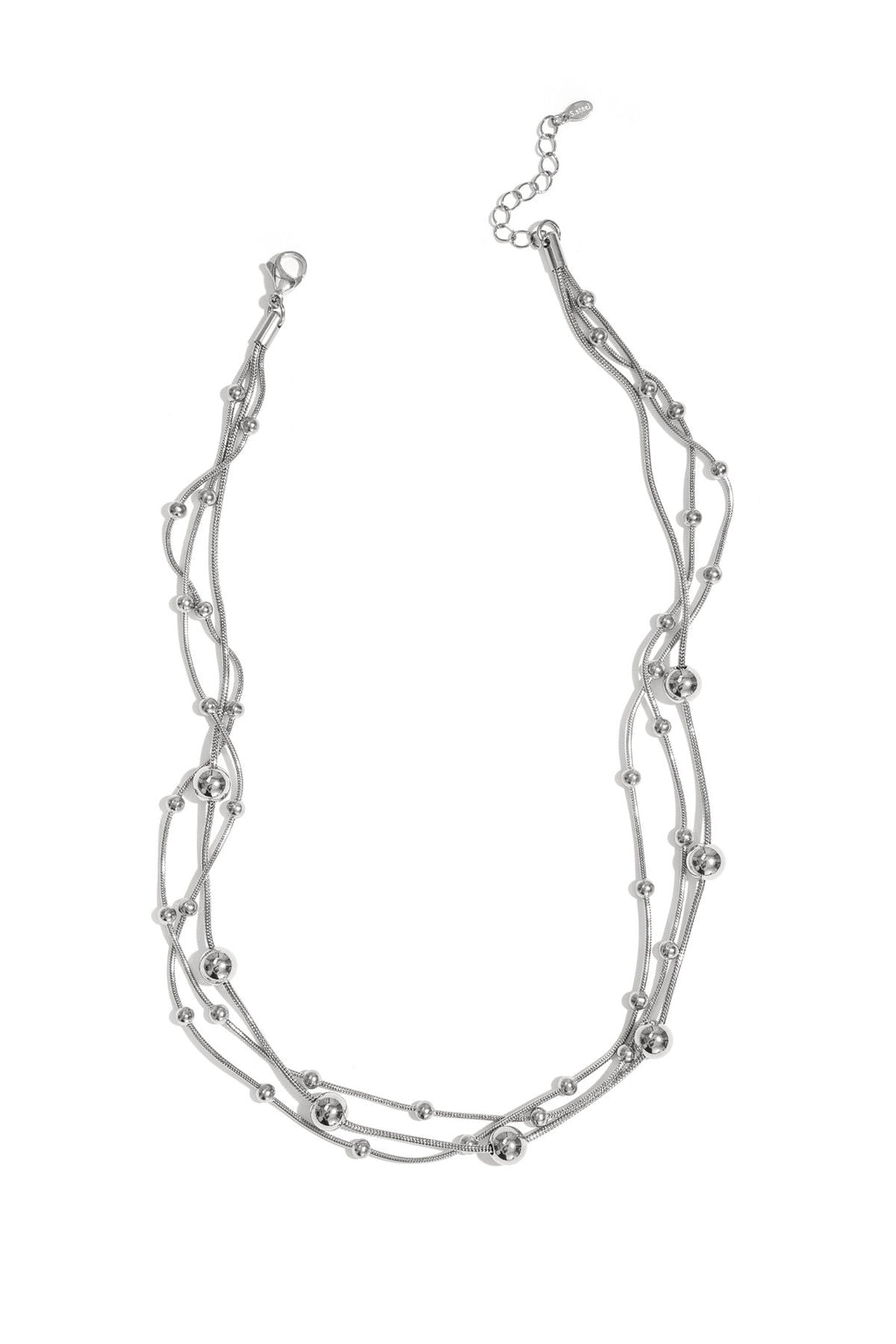 Collier à plusieurs rangs à pois