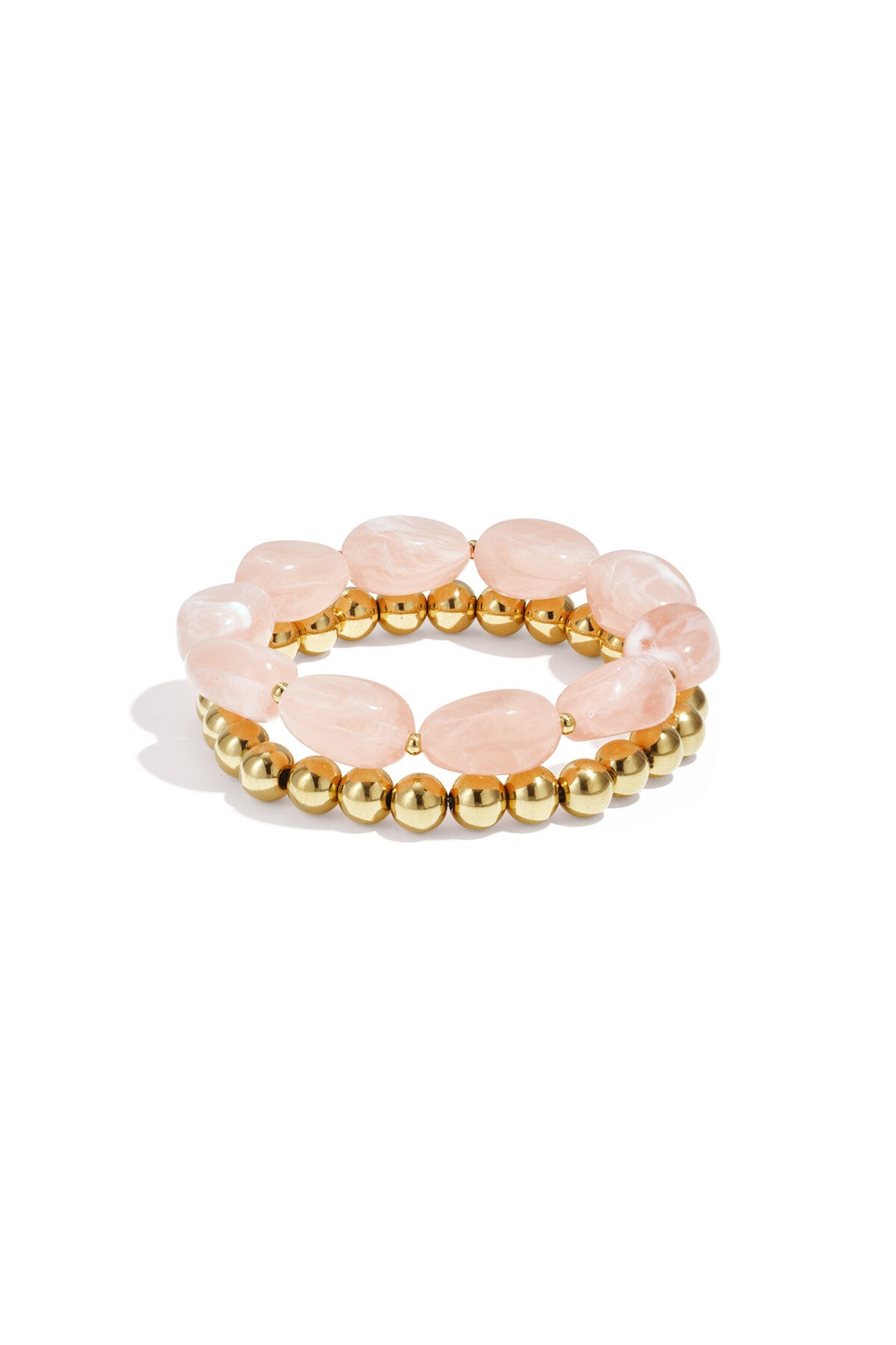 Bracelet composé de perles organiques