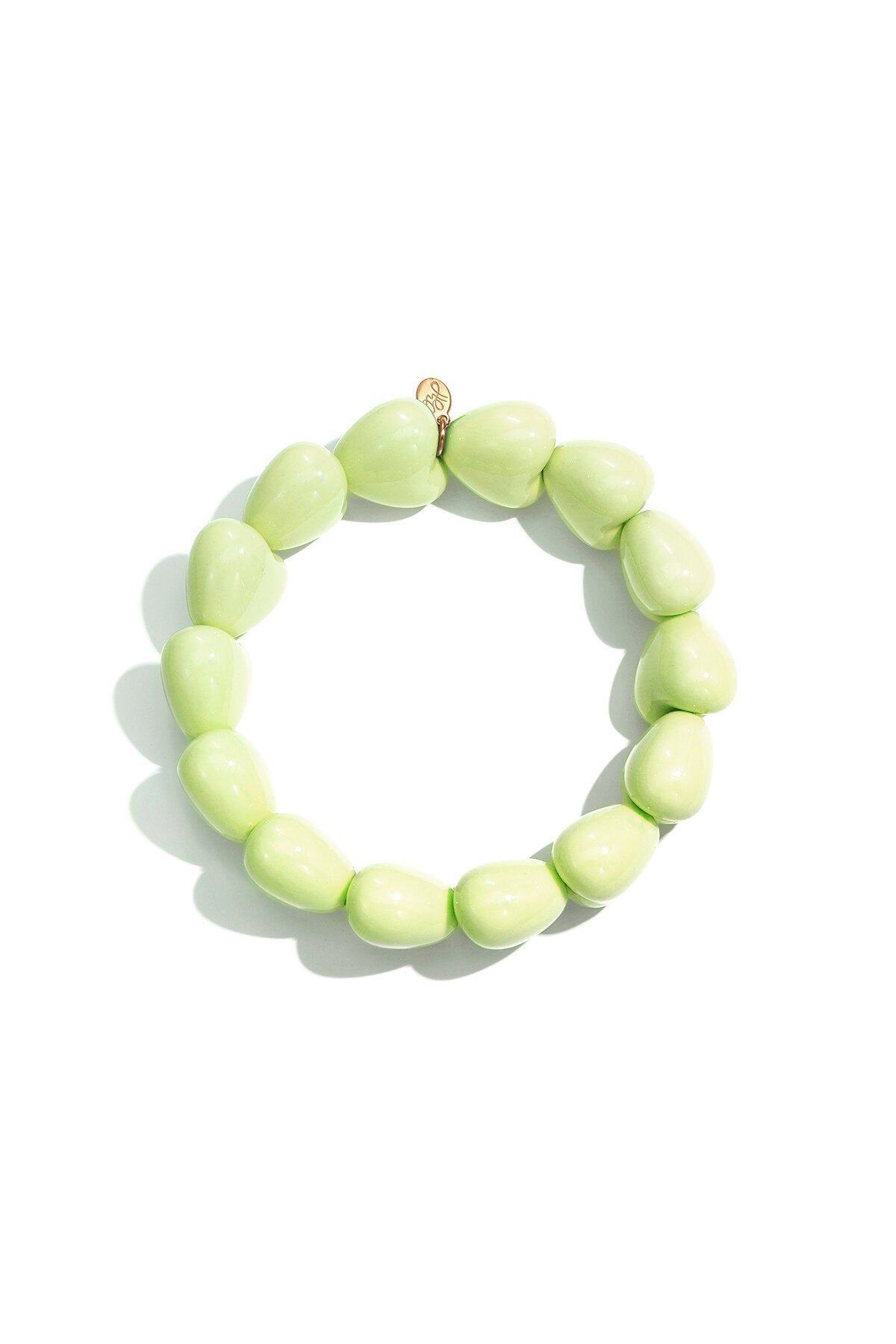 Bracelet en forme de petit cœur à 14 perles