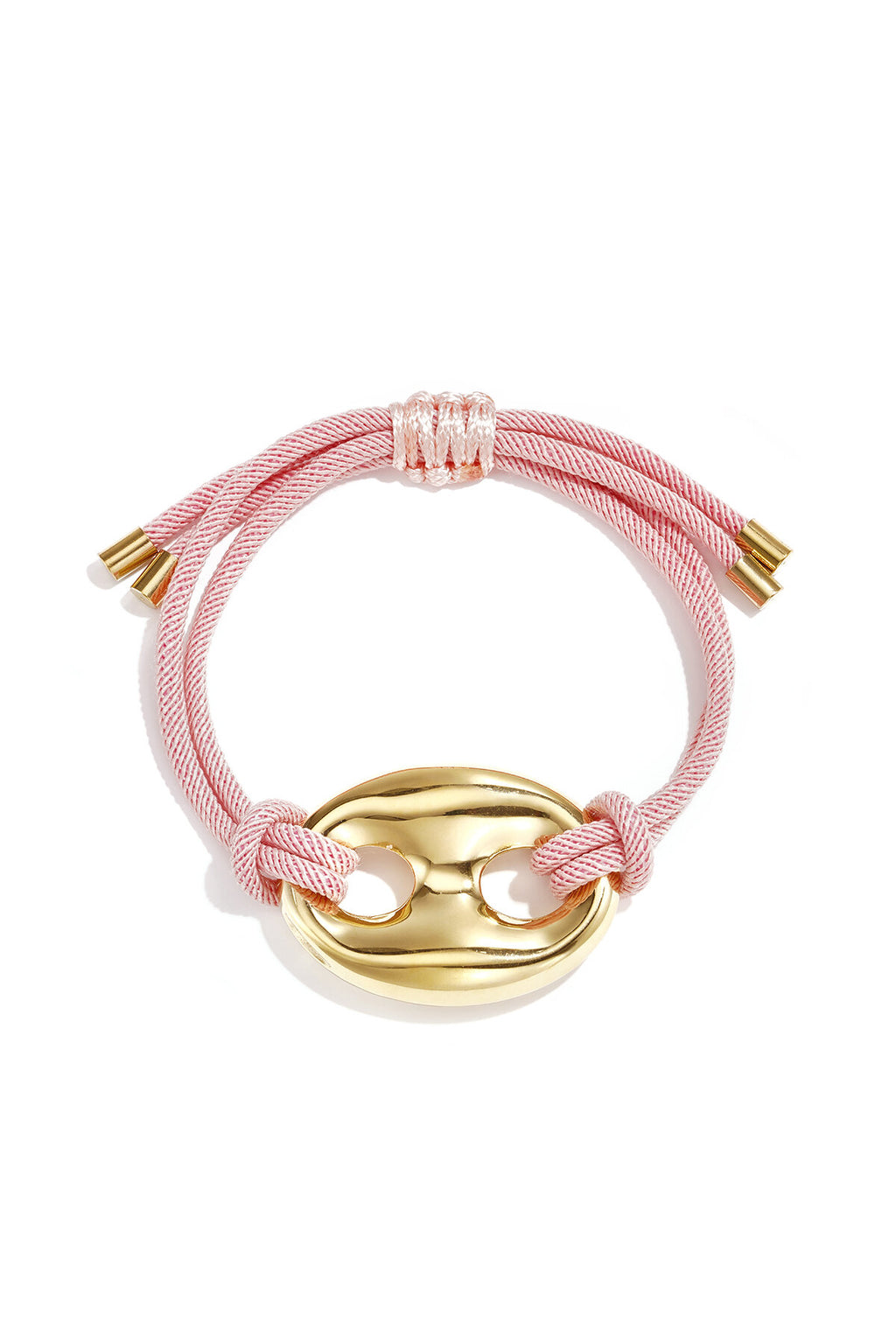 Bracelet en cordon de satin avec détail de bouton