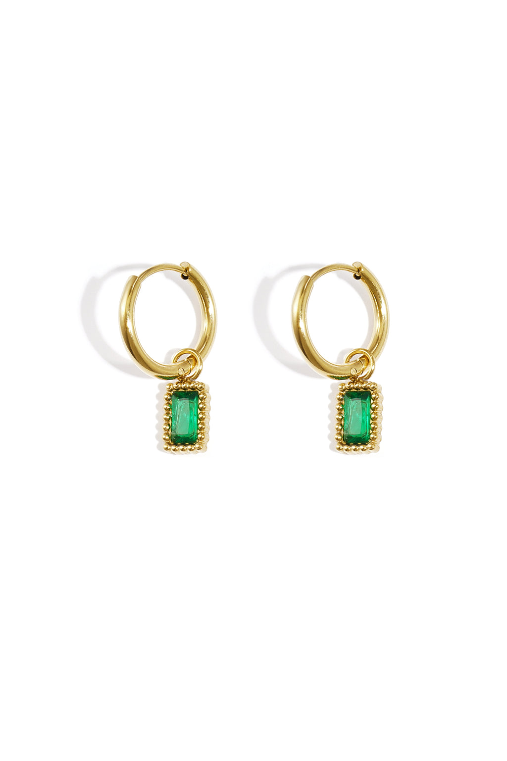 boucles d'oreilles élégantes et scintillantes