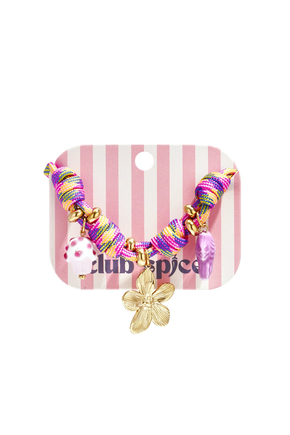 Bracelets à breloques en corde, motif floral, collection romantique décontractée pour le quotidien, bijoux pour femmes