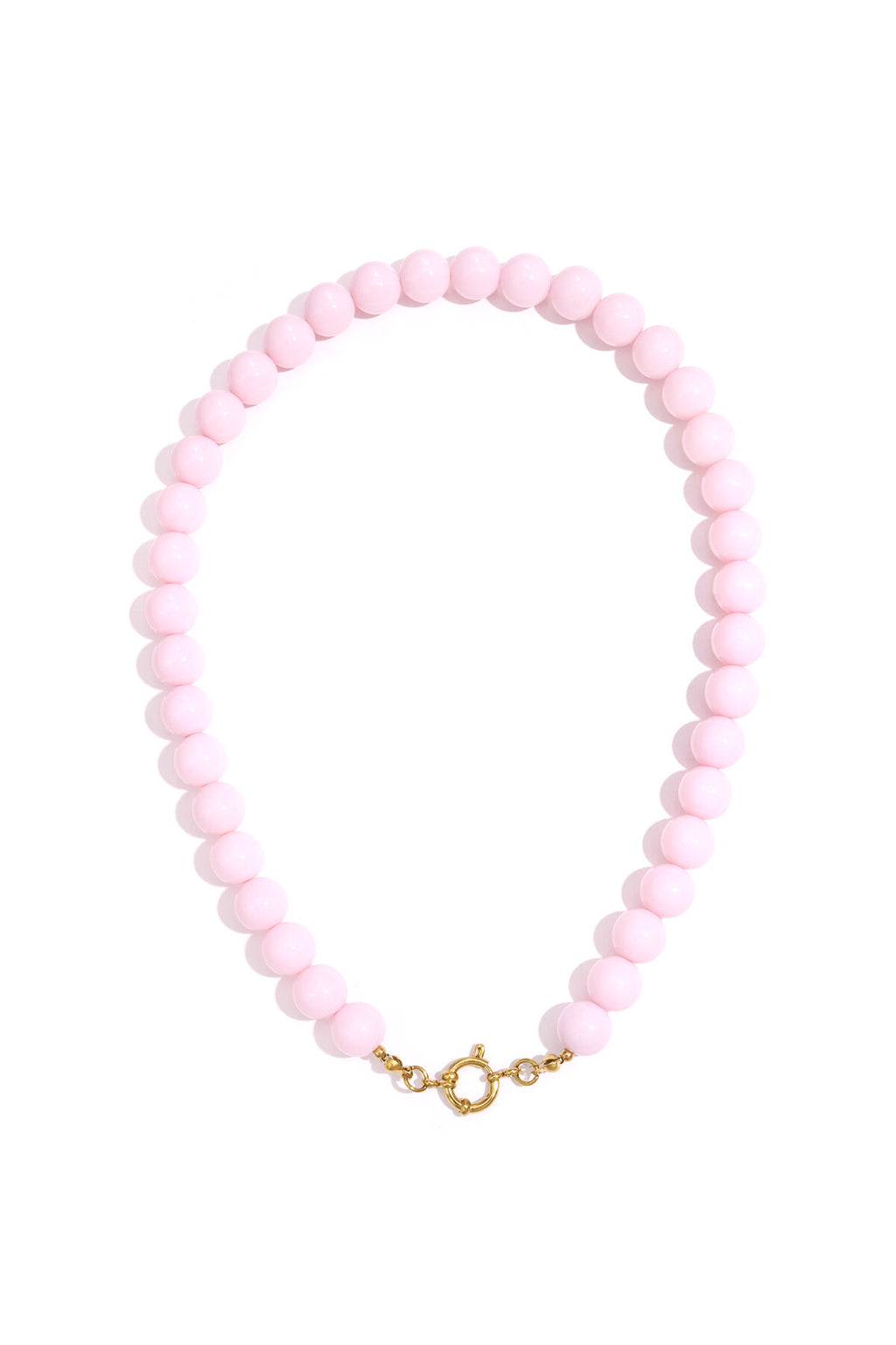 Collier de perles avec fermeture sur le devant - 12 mm