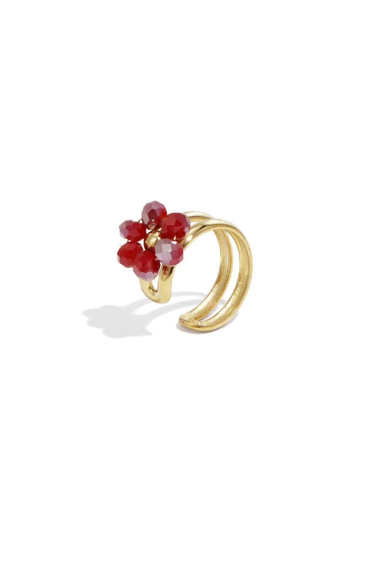 Boucles d'oreilles en acier inoxydable pour femme, style décontracté et simple, série Fleur