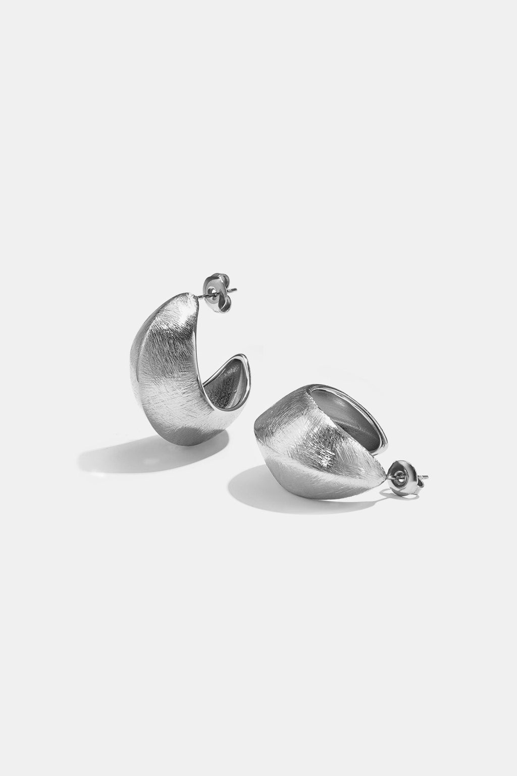 Boucles d'oreilles créoles rondes, collection décontractée et simple pour femmes