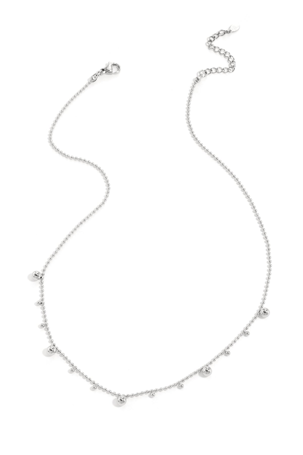 Collier à boules alternées