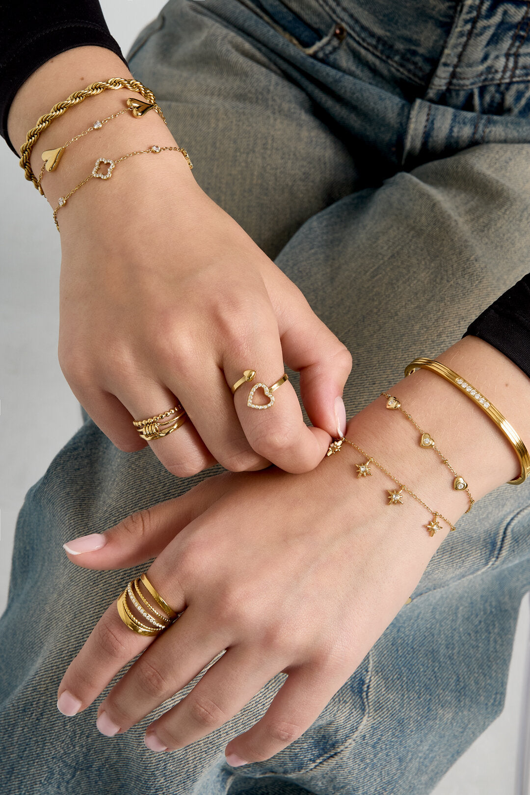 Bracelet avec étoiles filantes
