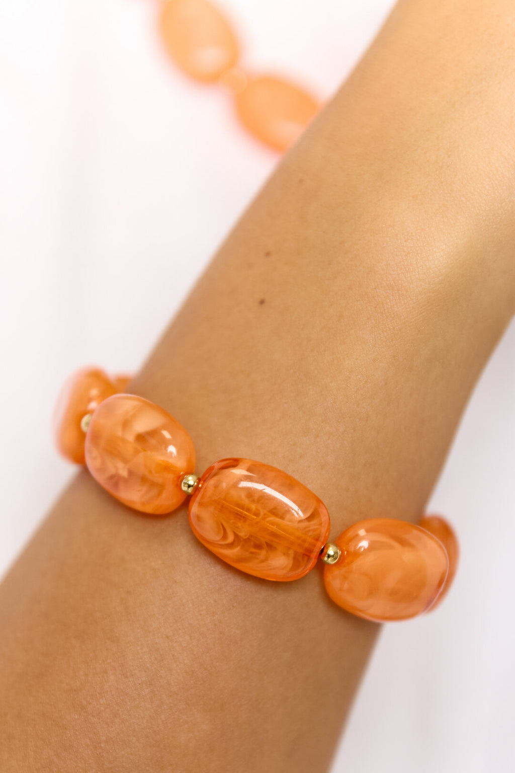 Bracelet à perles squovales
