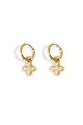 boucles d'oreilles classe trèfle