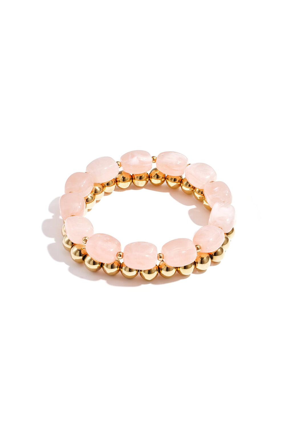 Bracelet composé de perles asymétriques