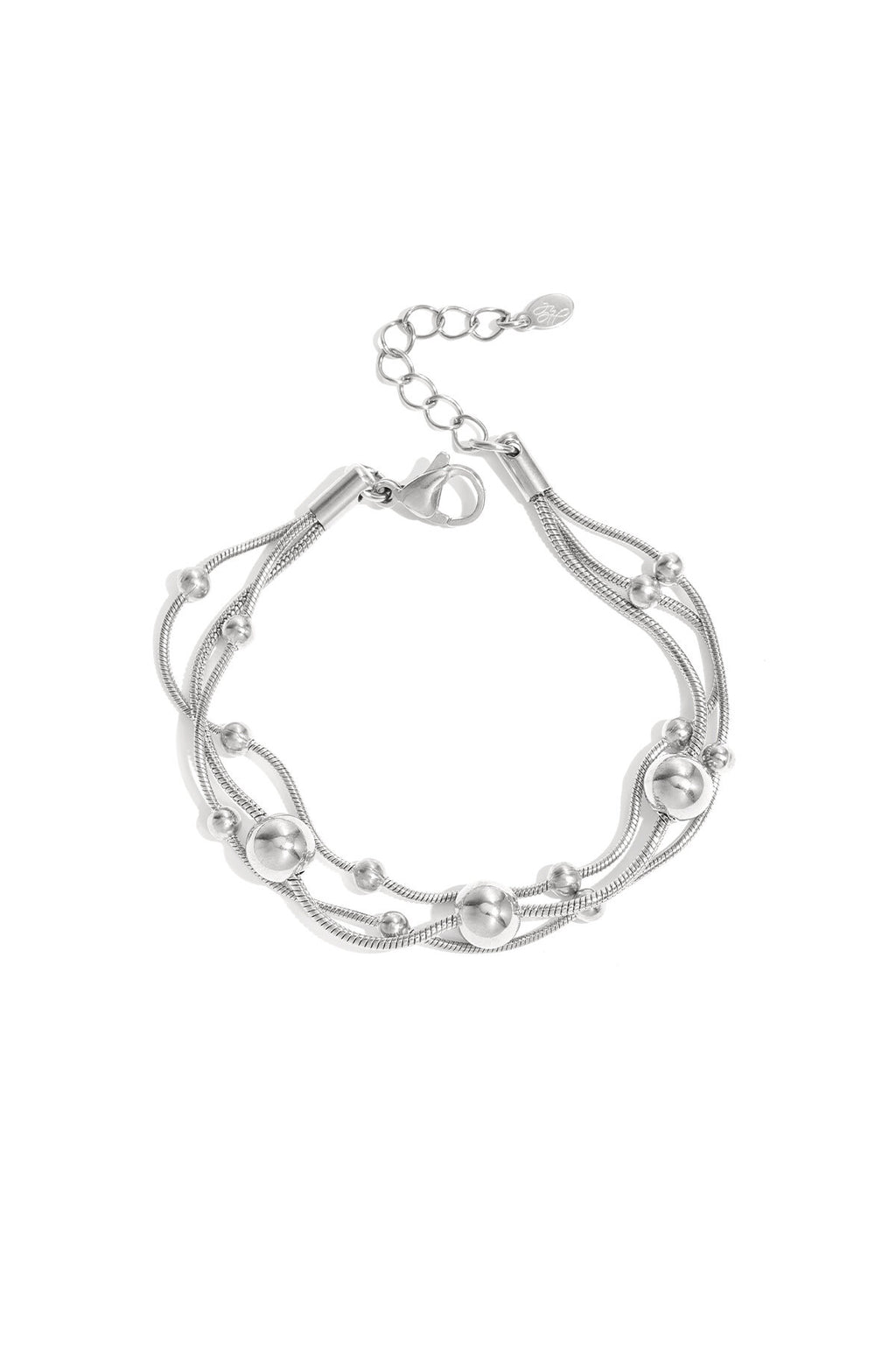 Bracelet à chaînes et à pois