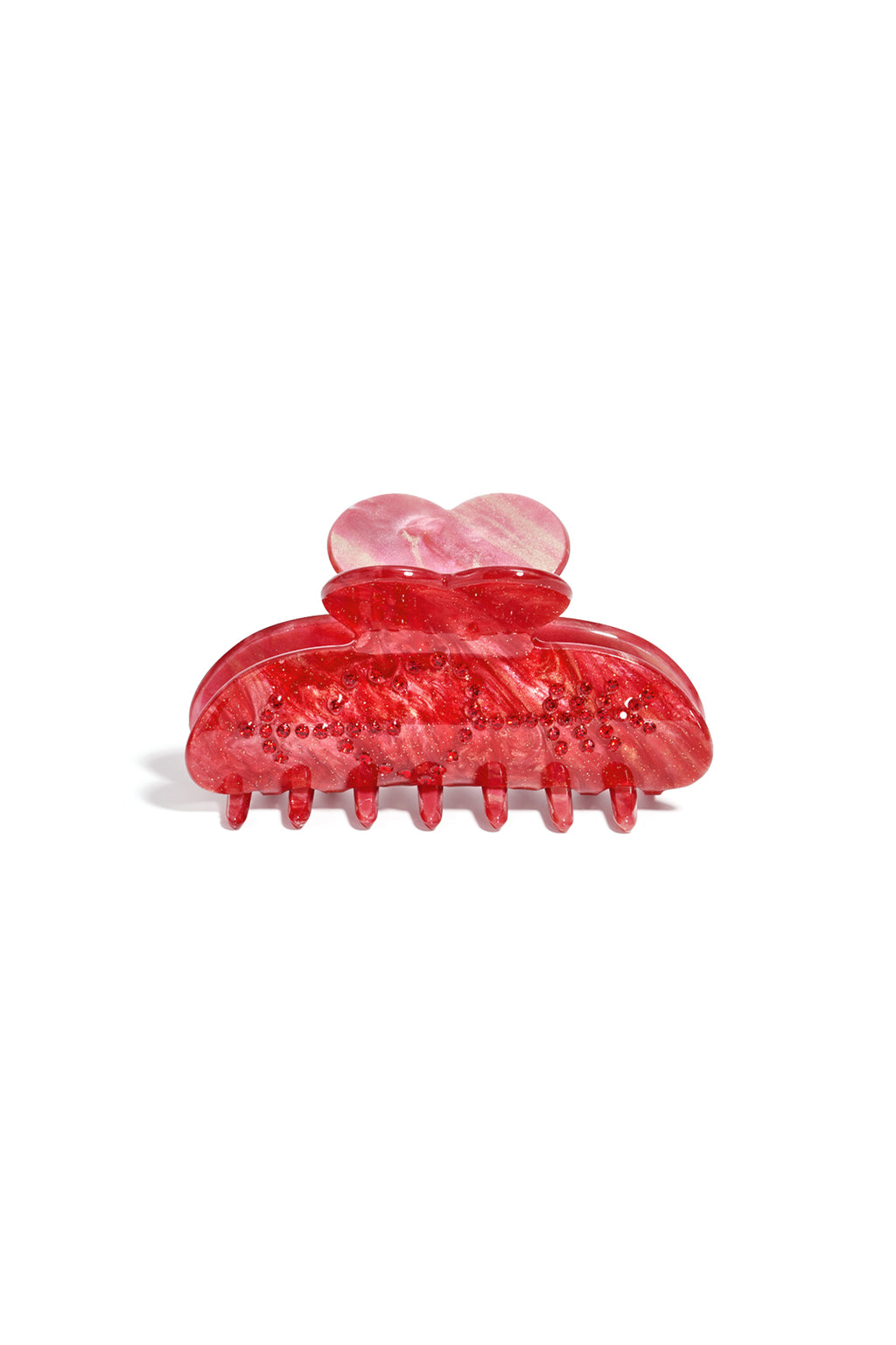 Pinces à cheveux en forme de cœur, style décontracté, en acétate, accessoires pour la Saint-Valentin