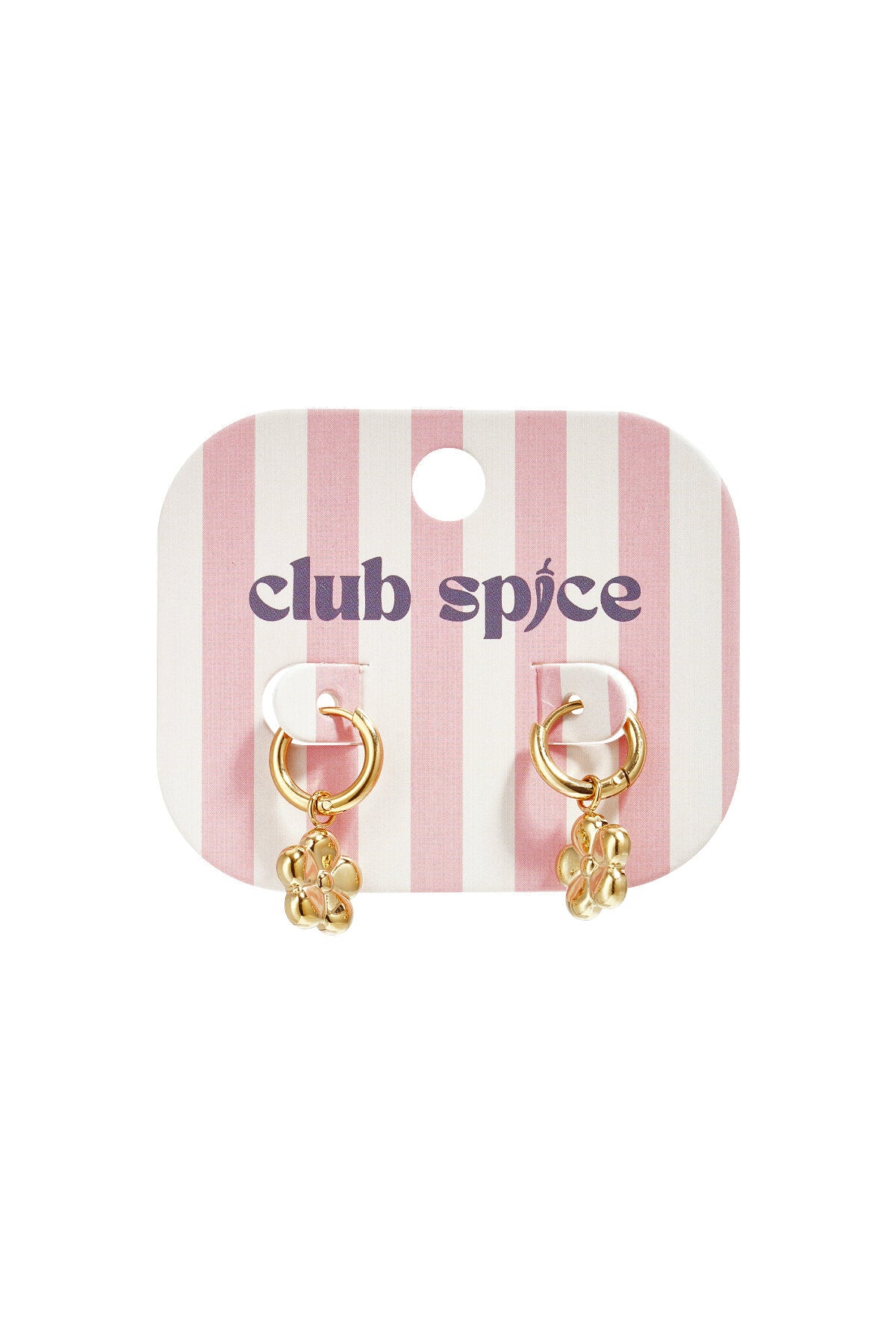 Boucles d'oreilles avec pendentif fleur