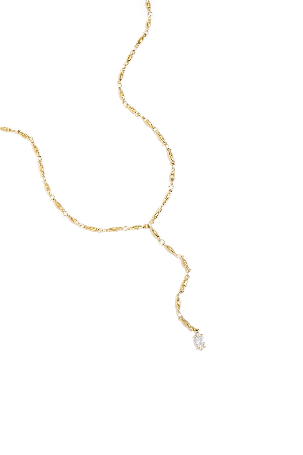 Collier avec strass pendant