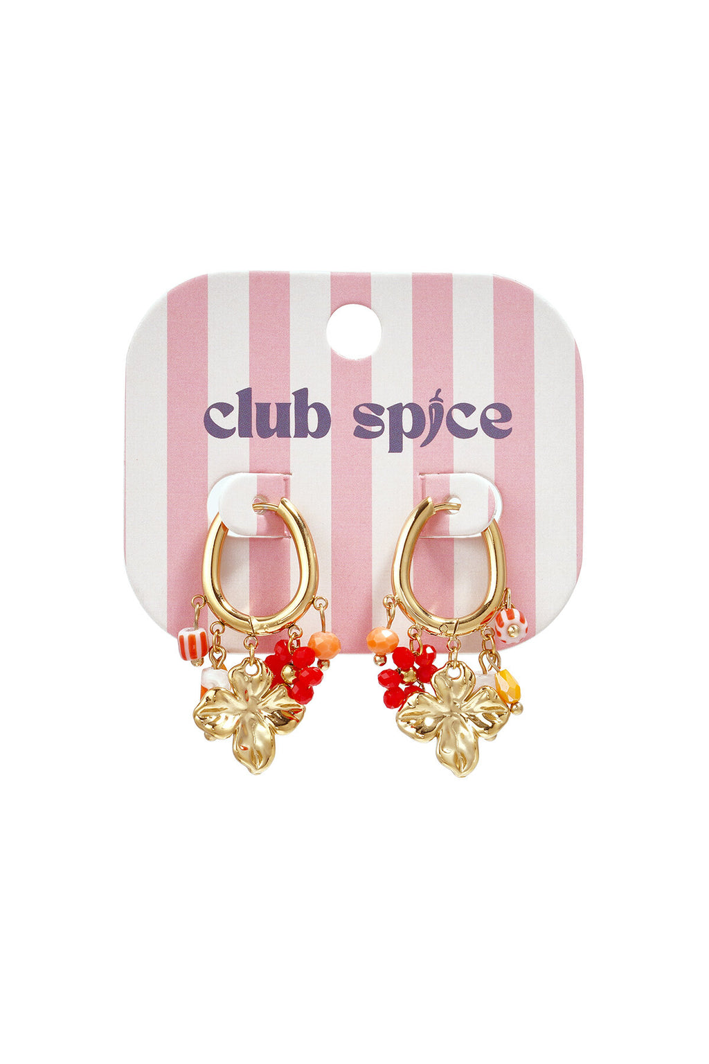 Boucles d'oreilles avec différentes perles pendantes