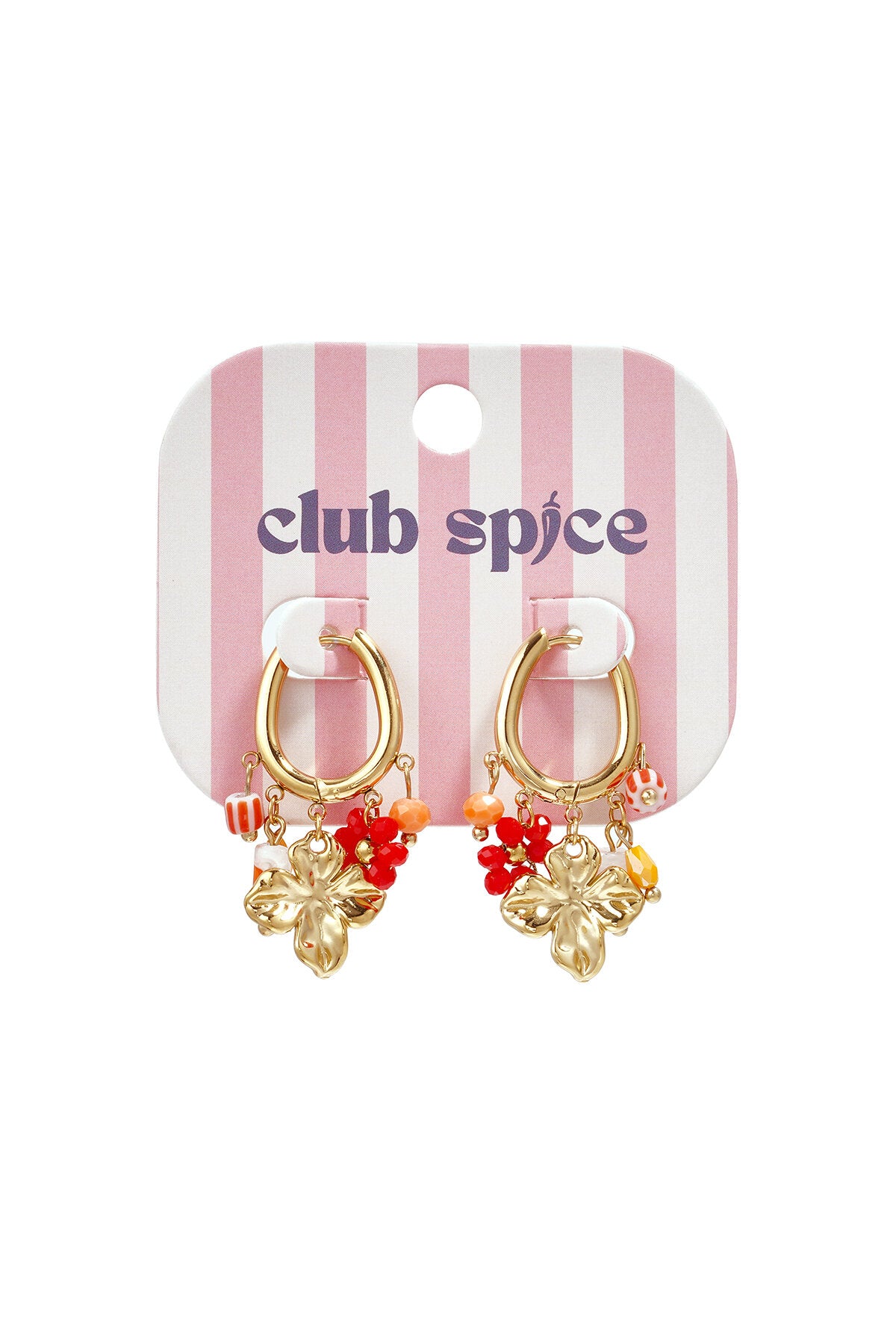 Boucles d'oreilles avec différentes perles pendantes