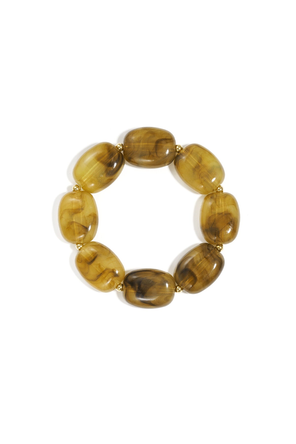Bracelet à perles squovales