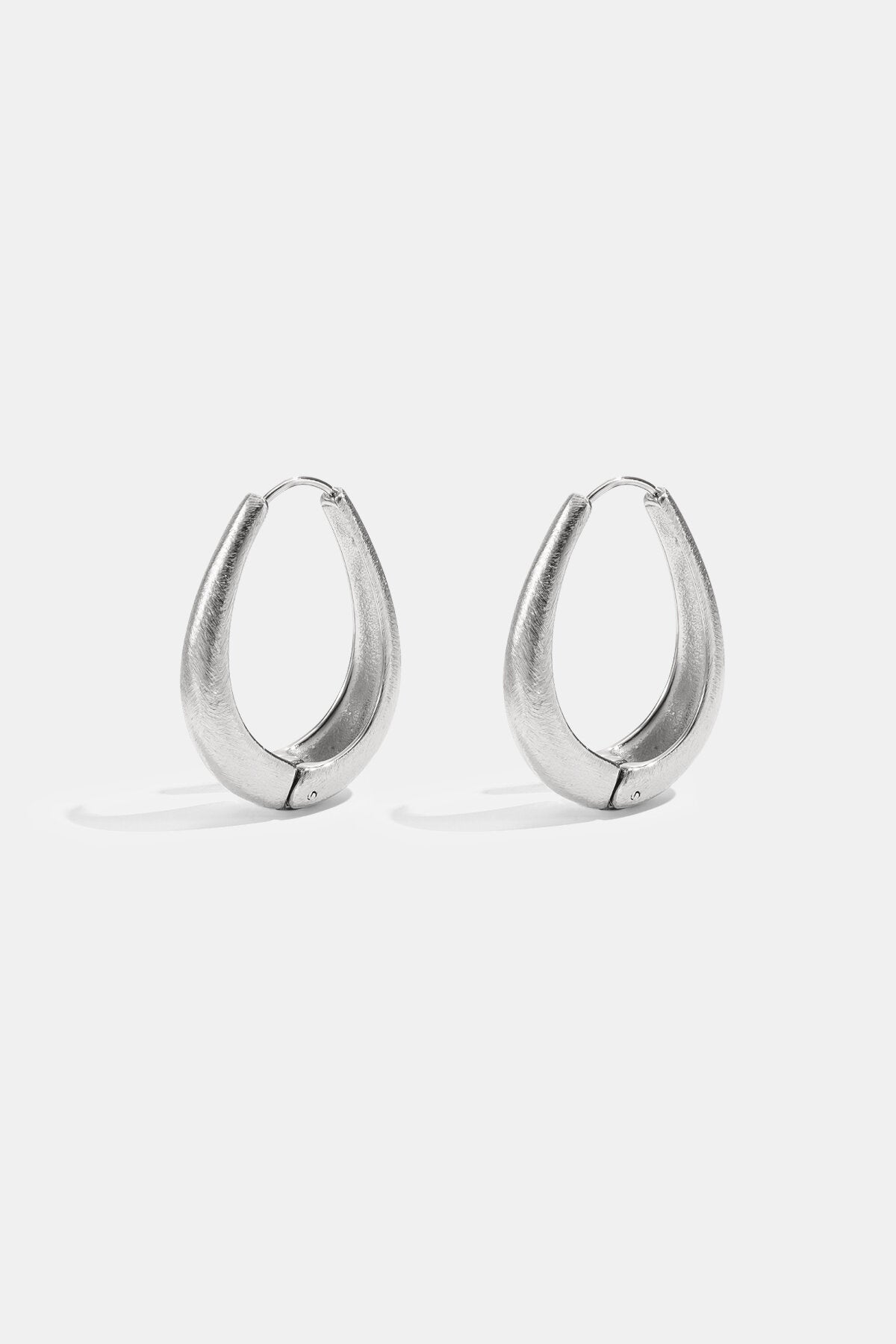 Boucles d'oreilles créoles ovales