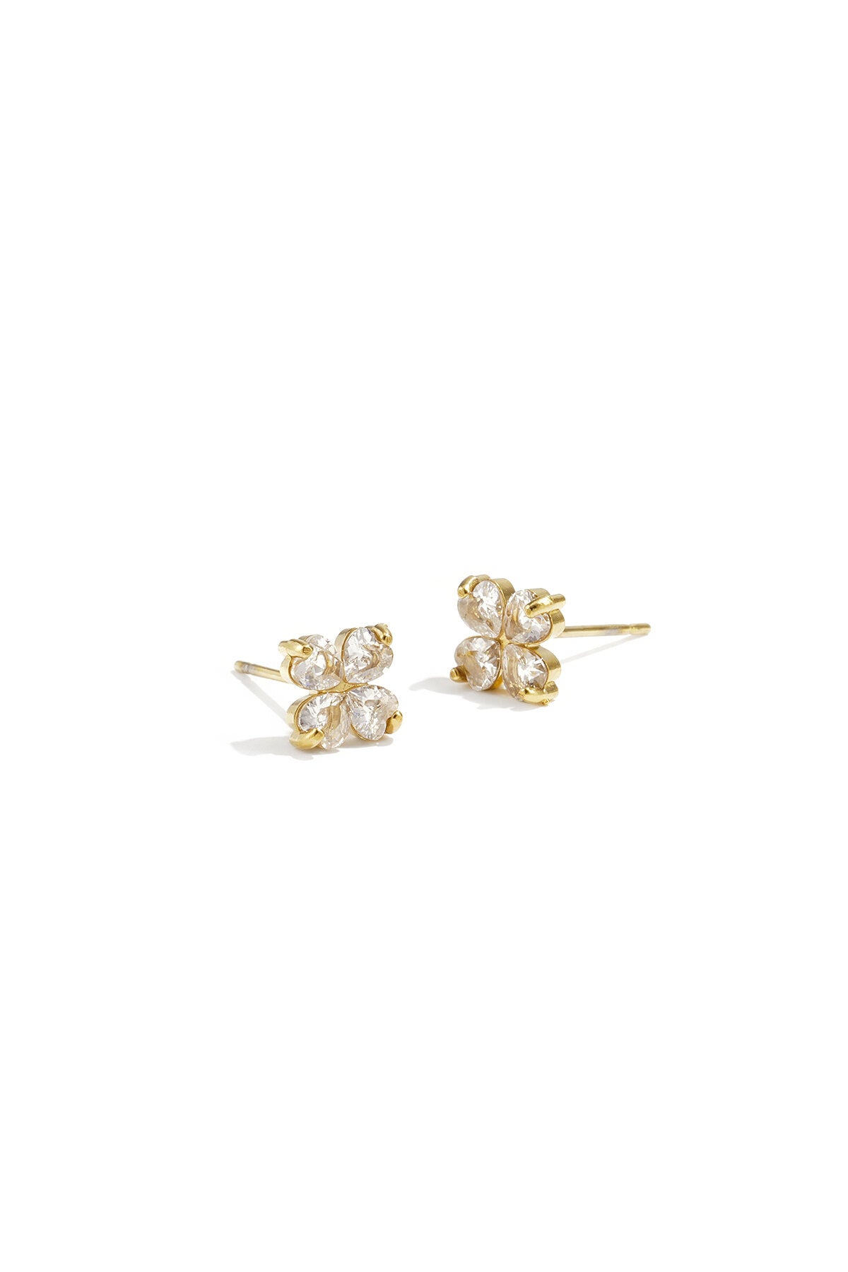 Boucles d'oreilles trèfle