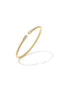 Bracelet à pois symétriques avec extrémités détaillées