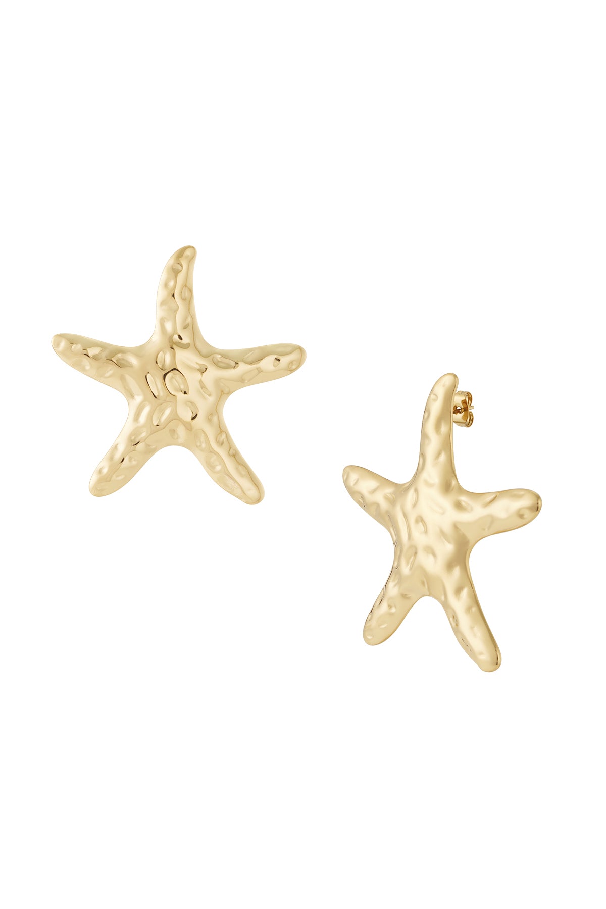 Grandes boucles d'oreilles étoile de mer