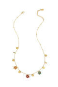 Colliers pendentifs en acier inoxydable Fleur Casual Daily Simple Série Bijoux pour femmes
