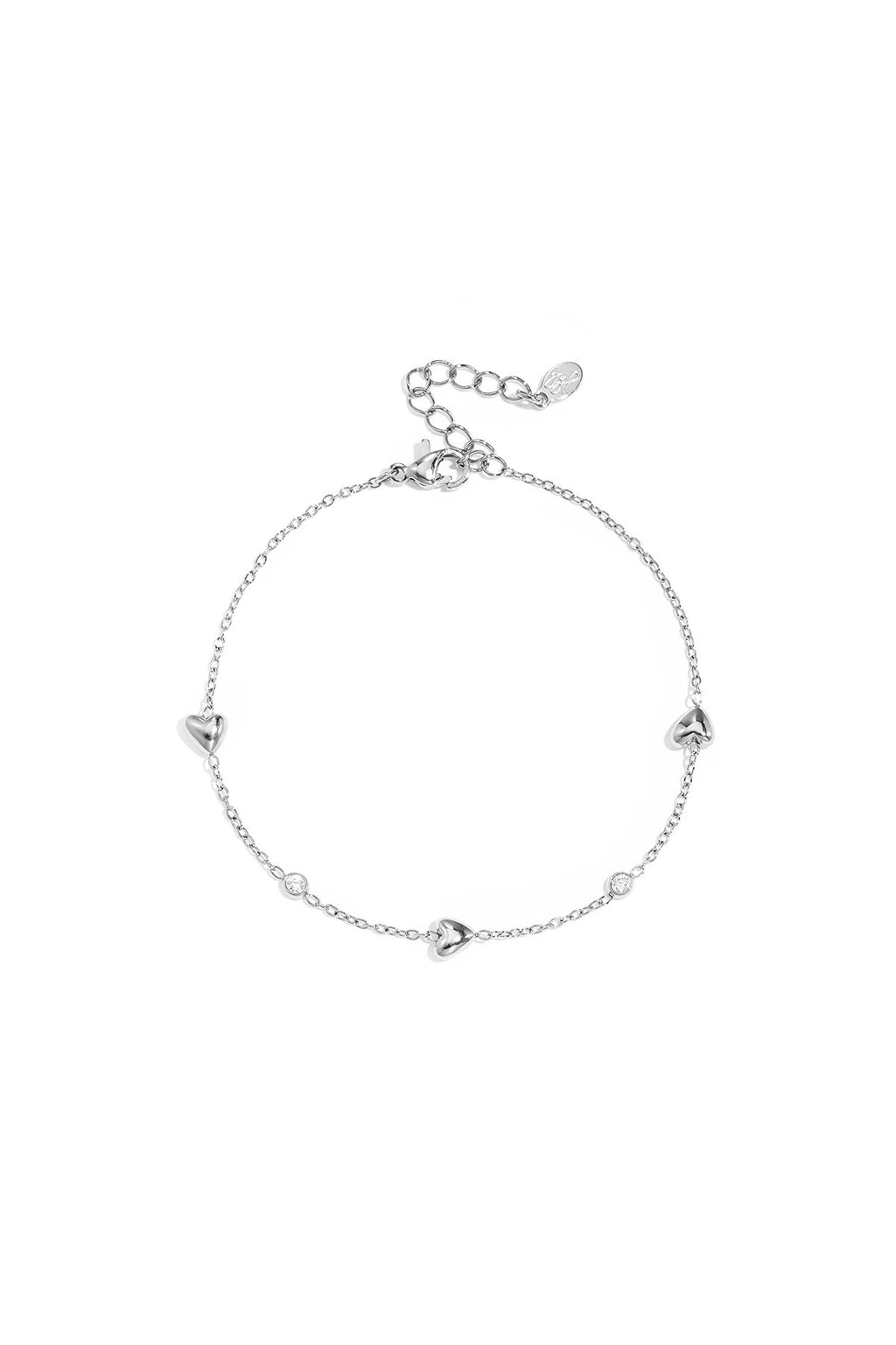 Bracelet avec des cœurs remplis