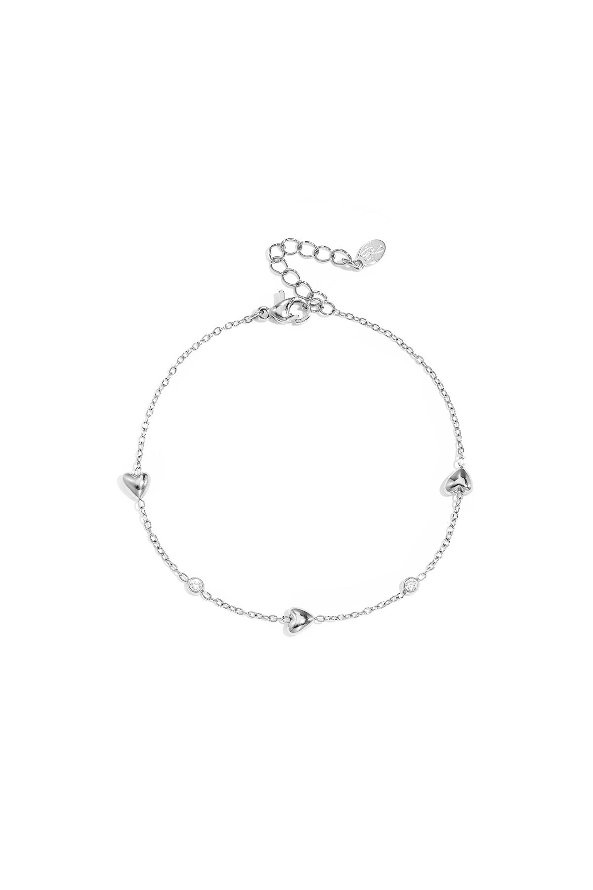 Bracelet avec des cœurs remplis