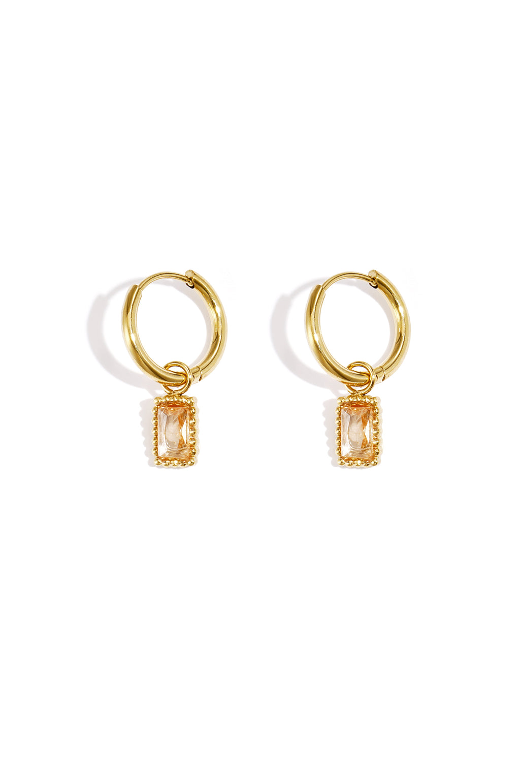 boucles d'oreilles élégantes et scintillantes