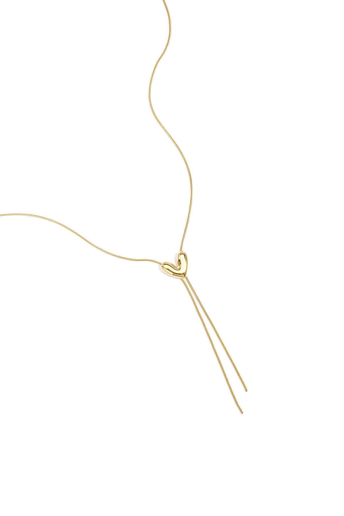 Colliers pendentifs en acier inoxydable en forme de cœur, collection décontractée et simple pour femmes