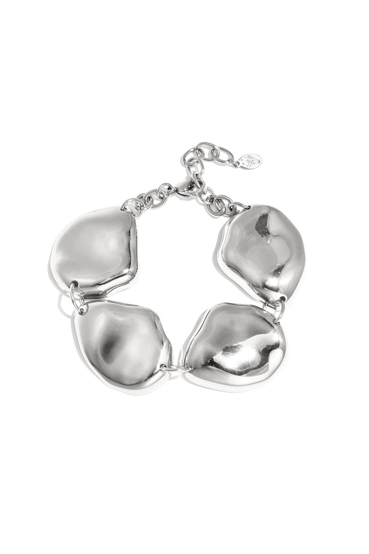 Collier avec perles rustiques asymétriques