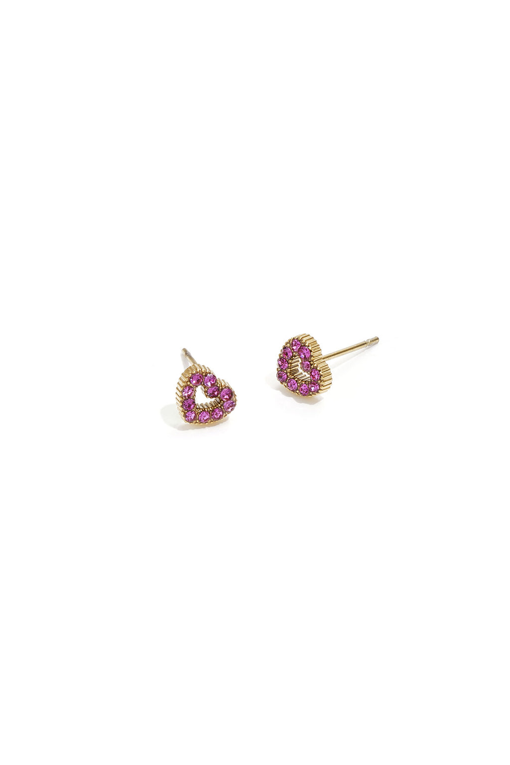 Boutons décorés en forme de cœur