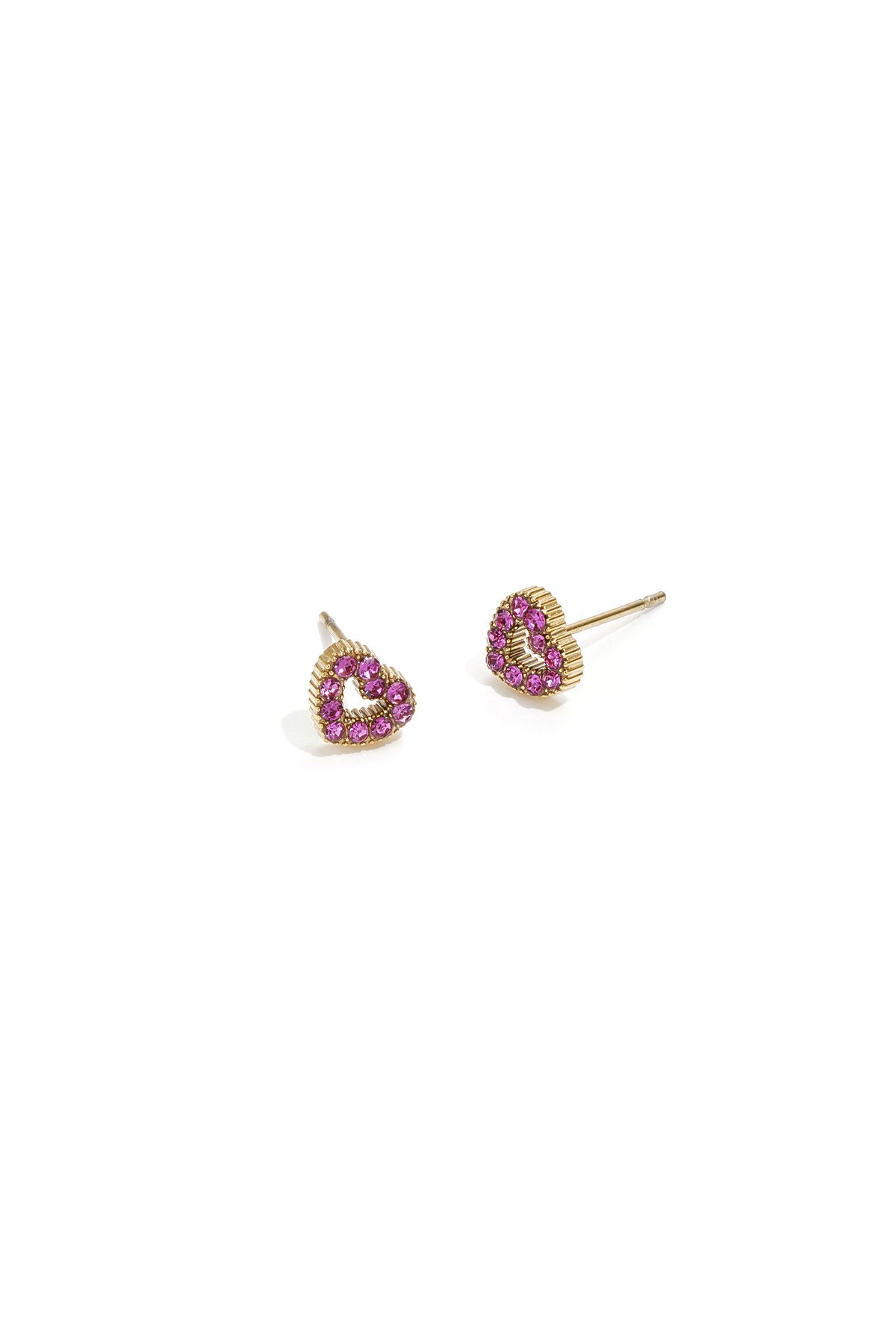 Boutons décorés en forme de cœur