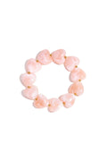 Bracelet avec perles en forme de cœur