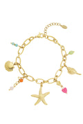 Bracelet à breloques côtières