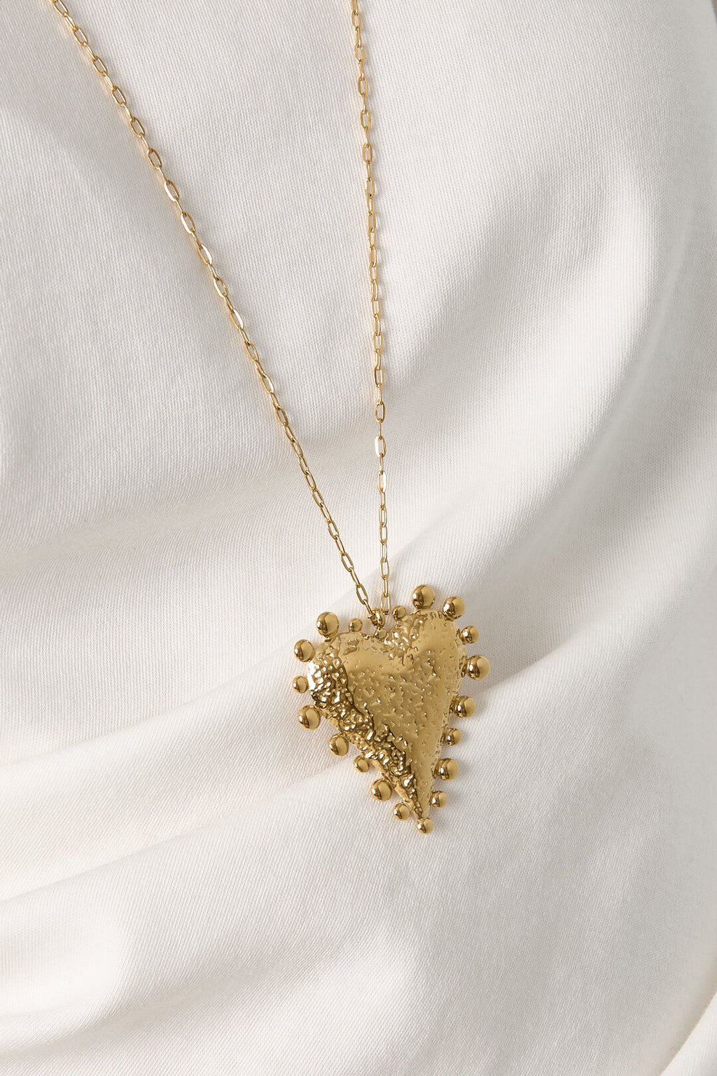 Collier cœur statement