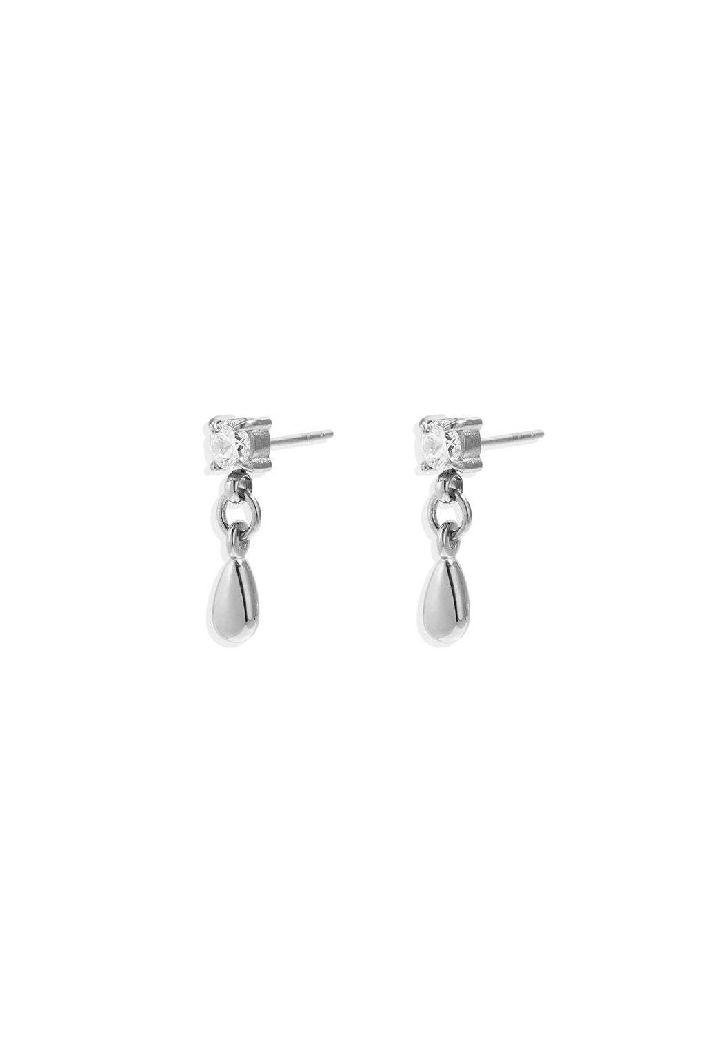 Boucles d'oreilles puces avec pendentif pendant