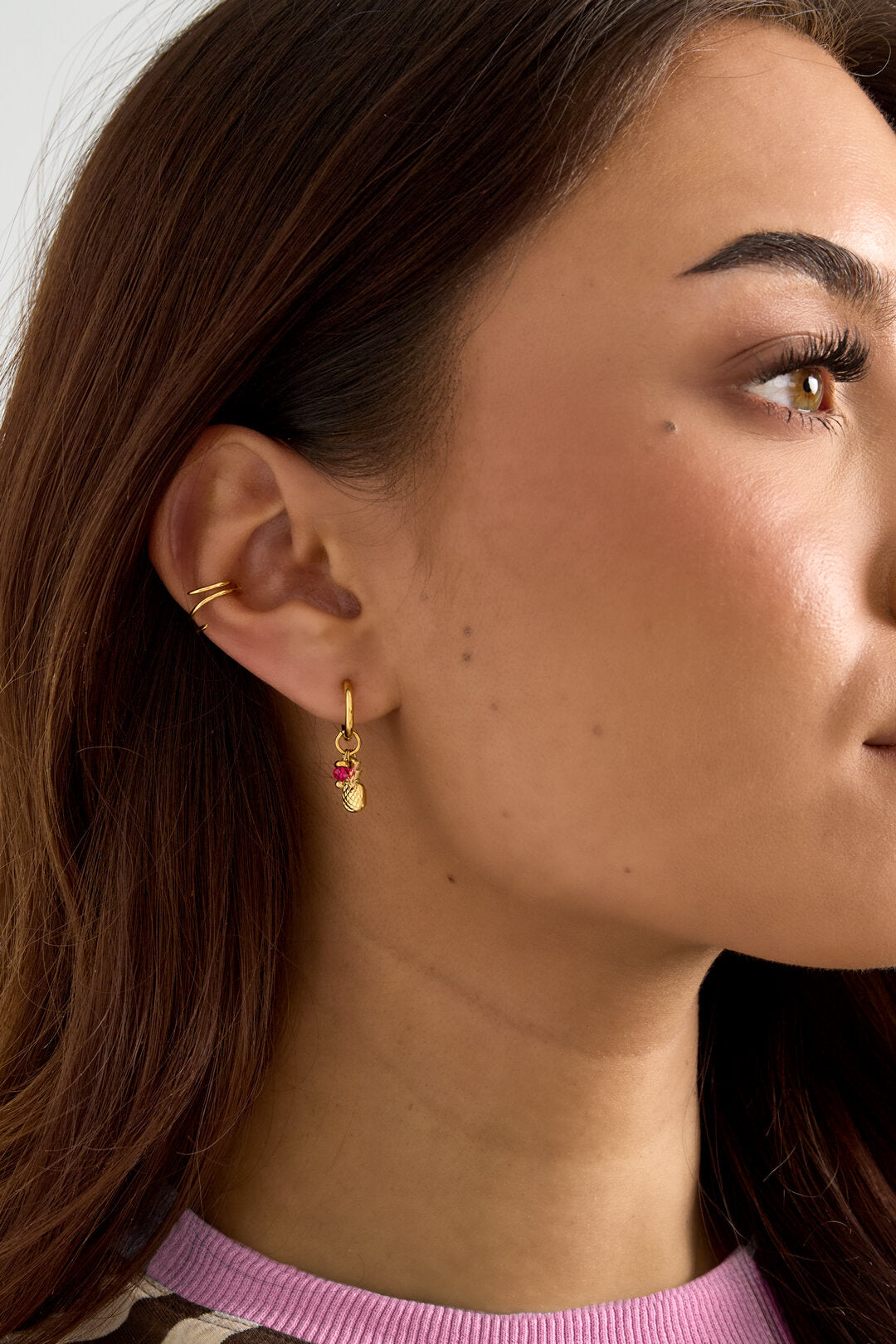 boucles d'oreilles ananas aura