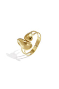 Bracelet manchette tendance aux formes organiques