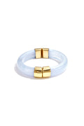 Bracelet épais avec détails en or