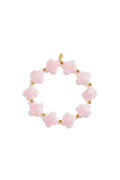 Bracelet de perles avec des perles en forme de trèfle