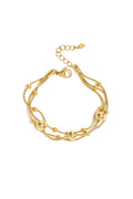 Bracelet à chaînes et à pois